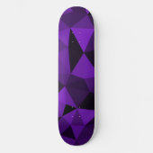 Skateboard Purple black geometric mesh pattern (Recto)