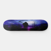 Skateboard Purple Blue Black Grim Reaper Imaginaire Nuit (Horz)