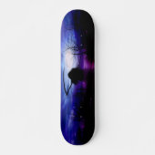 Skateboard Purple Blue Black Grim Reaper Imaginaire Nuit (Devant)