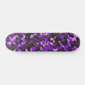 Skateboard Purple camouflage pattern (Horz)