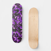 Skateboard Purple camouflage pattern (Recto)