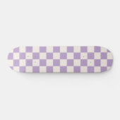 Skateboard Purple Check, Checkerboard Pattern, Checkered (Horz)