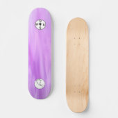 Skateboard Purple Compteur & Carte (Recto)