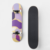 Skateboard Purple et or (Recto)