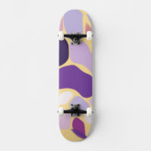 Skateboard Purple et or (Recto)