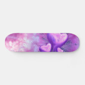 Skateboard Purple Heart (Horz)