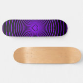 Skateboard Purple Love - Ajouter vos couleurs (Horz)
