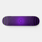 Skateboard Purple Love - Ajouter vos couleurs (Horz)