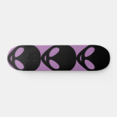 SKATEBOARD PURPLE SKATEBOARDS COOL ALIEN (Horz)