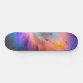 Skateboard Purple Turquoise Galaxy Nebula Dream #1 (Horz)