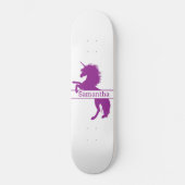 Skateboard Purple Unicorn (Recto)