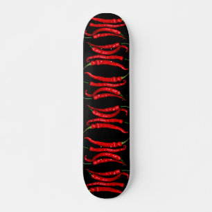Skateboard Quatre Chiliers rouges sdcn