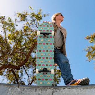Skateboard Quatre Motifs Assortis