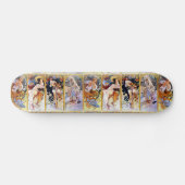 Skateboard Quatre saisons par Alphonse Mucha 1895 (Horz)
