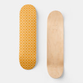 Skateboard Quatrefoil orange (Recto)