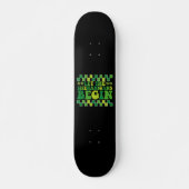 Skateboard Que les Shenanigans commencent Irish Groovy Rétro (Devant)