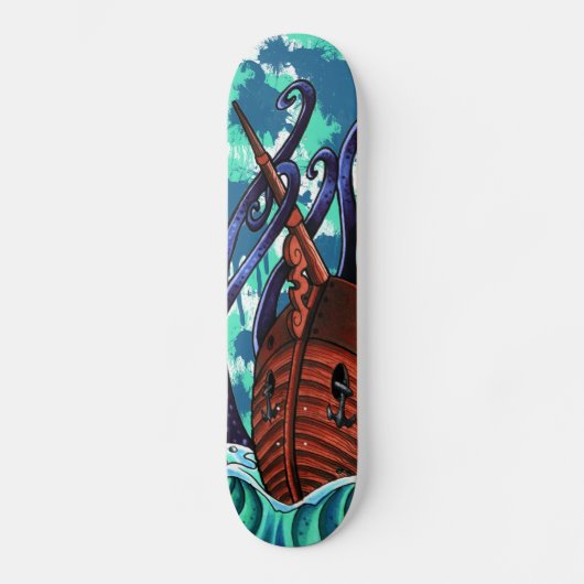 Skateboard Quel est Kraken ? Planche à roulettes (Recto)