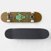 Skateboard Qui Ya allant appeler (Horz)