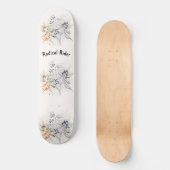 Skateboard Radical Rider, Berries Abstrait, Minimaliste (Recto)