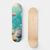 Skateboard Rafraîchir la vie océanique (Recto)