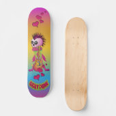 Skateboard Raie Girly de punk rock (Recto)