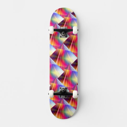 Skateboard Raies arc-en-ciel (Recto)