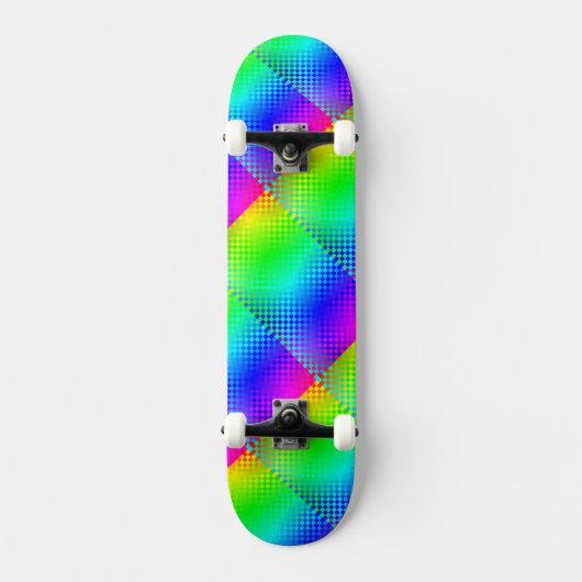 Skateboard Rainbow Checker par Kenneth Yoncich (Recto)