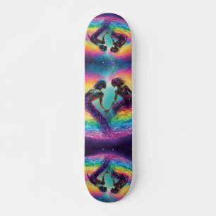 Skateboard Rainbow Cosmic Amateurs Galaxy Feminine Energy Sk8
