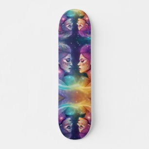 Skateboard Rainbow Femmes Galaxie Cosmique Feminine Energy Sk