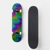 Skateboard Rainbow Meshed Checker par Kenneth Yoncich (Recto)