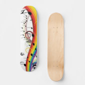 Skateboard Rainbow Music Board (Recto)