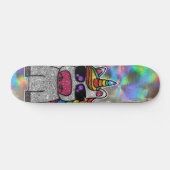 Skateboard Rainbow Parties scintillant Unicorn Sparkly Chrome (Horz)