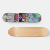 Skateboard Rainbow Parties scintillant Unicorn Sparkly Chrome (Horz)