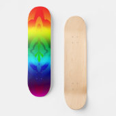Skateboard, Rainbow Peace Symbol Skateboard (Voorkant)