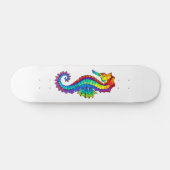 Skateboard Rainbow Polygonal Seahorse (Horz)