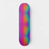 Skateboard Rainbow Psychedelic Parties scintillant Neon Skate (Recto)