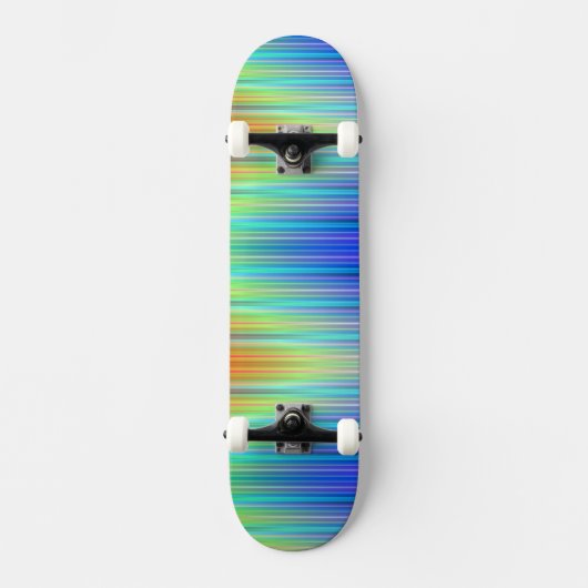 Skateboard Rainbow Stripes (Recto)
