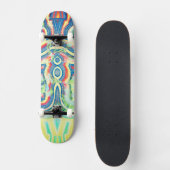 Skateboard Rainbow Swirl en panne (Recto)