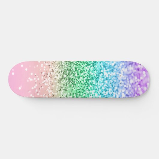 Skateboard Rainbow Unicorn Parties scintillant 1 (Parties sci (Horz)