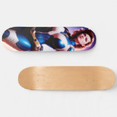 Skateboard Ranger d'espace Sci Fi féminin des années 50 Vivid (Horz)