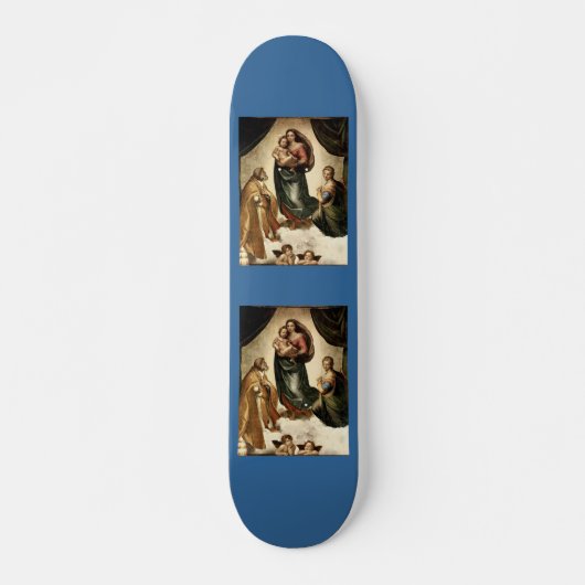 Skateboard Raphael's Classic "Sistine Madonna" (circa 1513) (Devant)