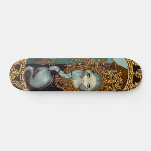 Skateboard Rapunzel en planche à roulettes rococo (Horz)