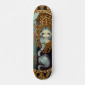 Skateboard Rapunzel en planche à roulettes rococo (Devant)