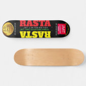 Skateboard RASTA. Planche à roulettes (Horz)