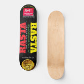 Skateboard RASTA. Planche à roulettes (Recto)