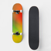 Skateboard Rasta Splash de couleur (Recto)