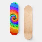 Skateboard Rastafarian Neon Coloured Tie Dye Spiral (Recto)
