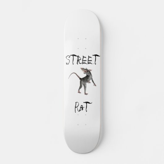 Skateboard Rat de rue (Recto)