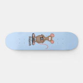 Skateboard Rat drôle avec dessin animé de la caméra (Horz)