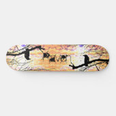 Skateboard Raven & Golden Skateboard (Horz)